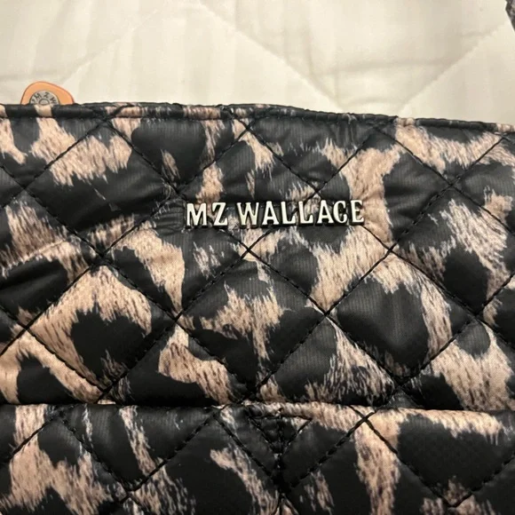 MZ Wallace Black and Tan Textured Tote - Picture 6 of 10